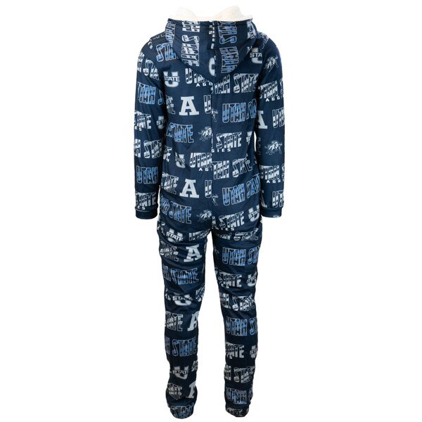 Utah State Aggies Unisex Fleece Onesie Pajamas